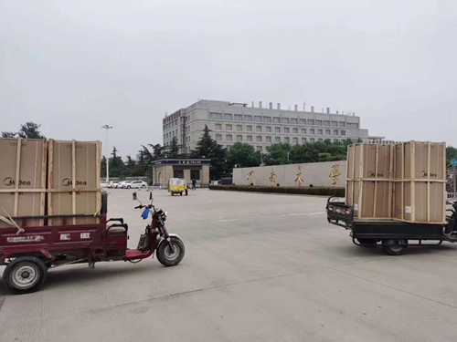 河南大學使用美的開水器案例展示